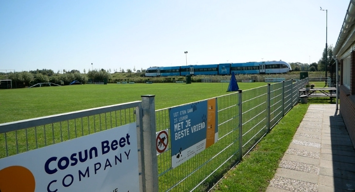 Omheind trainingsveld hondenschool